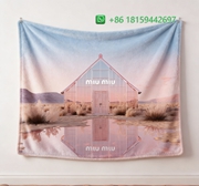 Miumiu Throw Blankets